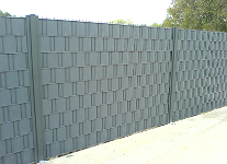 gevlochten schutting